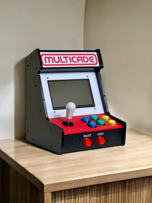 MakerCade Mini Retro Arcade KIT 3D Printed PETG - 7" Display