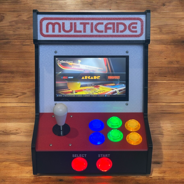 MakerCade Mini Retro Arcade KIT 3D Printed PETG – 7″ Display ...