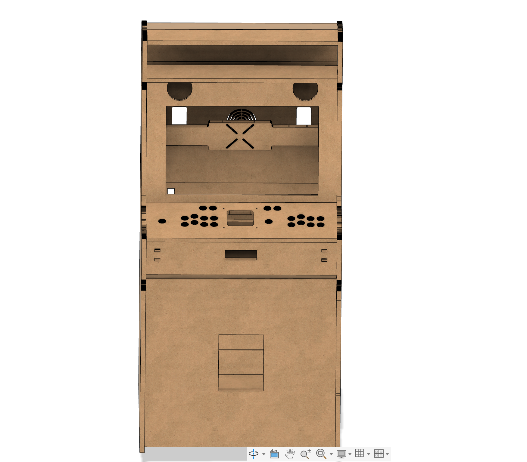 MakerCade Full Size 2 Player Cabinet - DIY KIT FLAT PACK SHIPPING (Shipping Cost Not Included) - Image 4